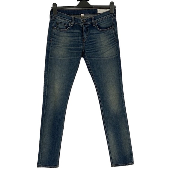 Rag & Bone Dre Low Rise Slim Boyfriend in Cornish SZ 26 - Picture 2 of 6